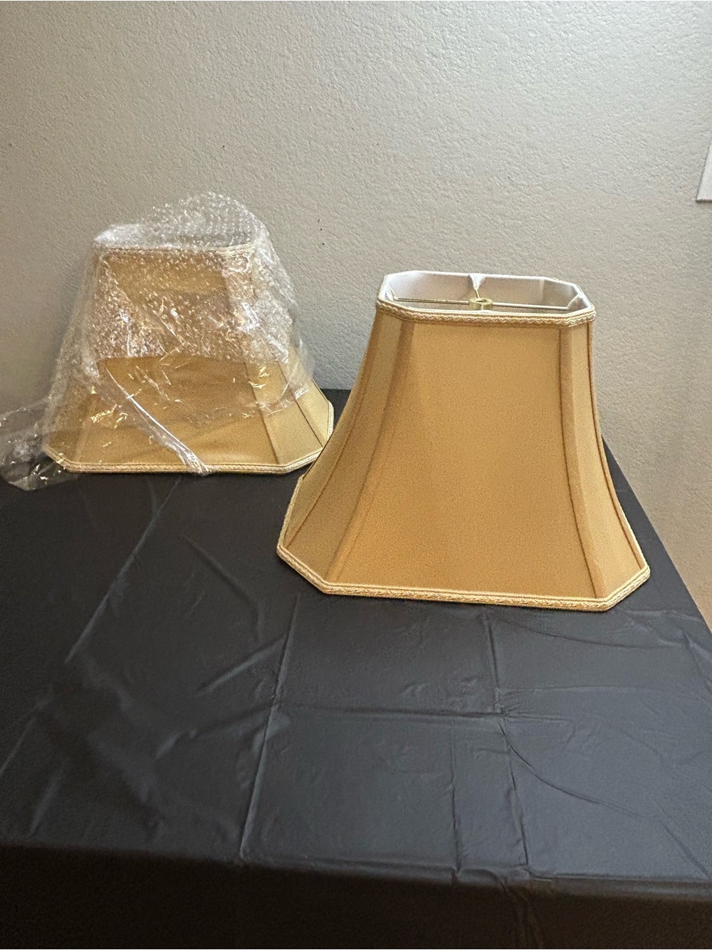 Antique Gold Bell Lampshades (2 Pack) Royal Designs Inc. New